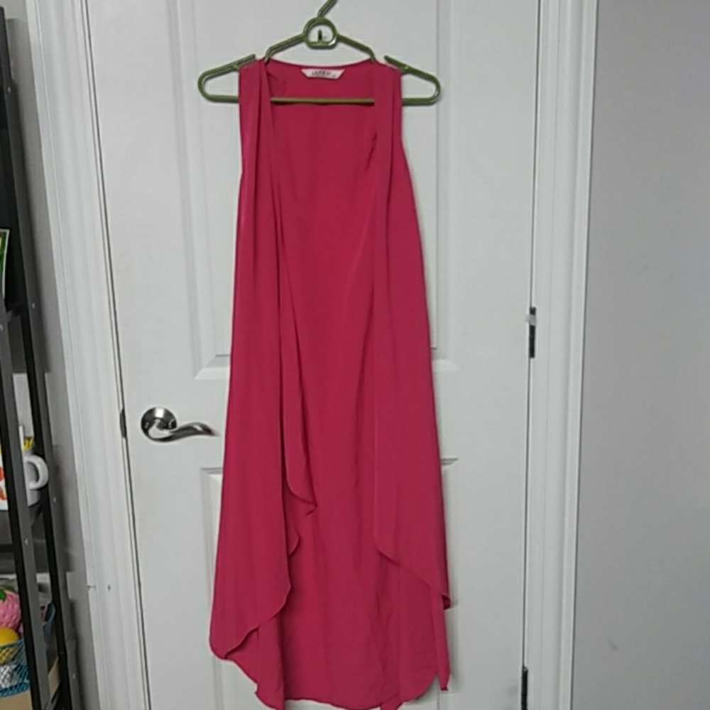 Pink-long vest from Turkey